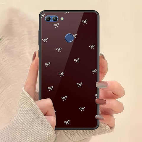 Huawei Enjoy 8 Plus Cover - ONation Bow Series - HQ Ultra Shine Premium Infinity Glass Soft Silicon Borders Case