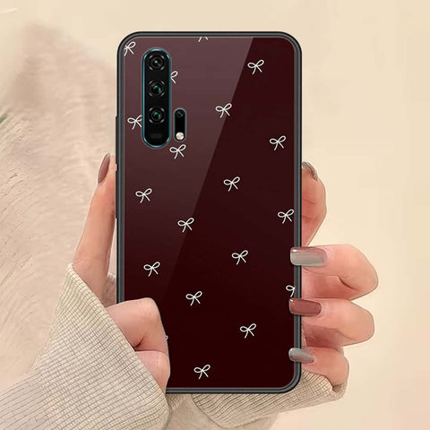 Honor 20 Pro Cover - ONation Bow Series - HQ Ultra Shine Premium Infinity Glass Soft Silicon Borders Case