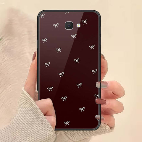 Samsung Galaxy J7 Prime Cover - ONation Bow Series - HQ Ultra Shine Premium Infinity Glass Soft Silicon Borders Case