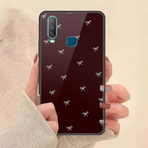 Vivo Y17 Cover - ONation Bow Series - HQ Ultra Shine Premium Infinity Glass Soft Silicon Borders Case