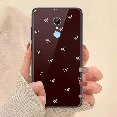 Xiaomi Redmi Note 5 / Redmi 5 Plus Cover - ONation Bow Series - HQ Ultra Shine Premium Infinity Glass Soft Silicon Borders Case