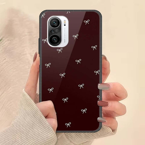 Xiaomi Redmi K40 Pro Plus Cover - ONation Bow Series - HQ Ultra Shine Premium Infinity Glass Soft Silicon Borders Case