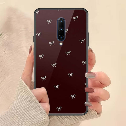 OnePlus 7 Pro Cover - ONation Bow Series - HQ Ultra Shine Premium Infinity Glass Soft Silicon Borders Case
