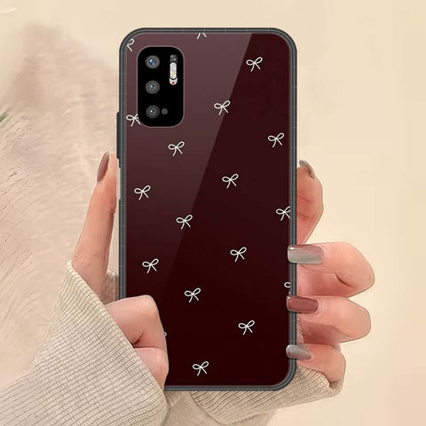 Xiaomi Redmi Note 10t 5G Cover - ONation Bow Series - HQ Ultra Shine Premium Infinity Glass Soft Silicon Borders Case
