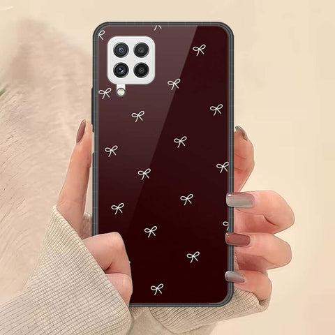 Samsung Galaxy M32 Cover - ONation Bow Series - HQ Ultra Shine Premium Infinity Glass Soft Silicon Borders Case