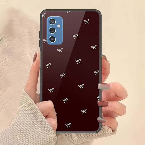 Samsung Galaxy M52 5G Cover - ONation Bow Series - HQ Ultra Shine Premium Infinity Glass Soft Silicon Borders Case