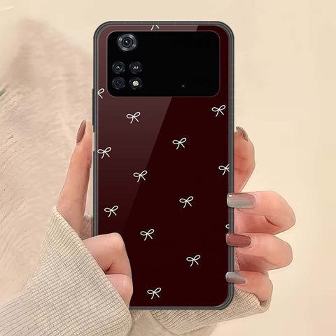Xiaomi Poco M4 Pro Cover - ONation Bow Series - HQ Ultra Shine Premium Infinity Glass Soft Silicon Borders Case