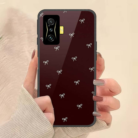 Xiaomi Poco F4 GT Cover - ONation Bow Series - HQ Ultra Shine Premium Infinity Glass Soft Silicon Borders Case