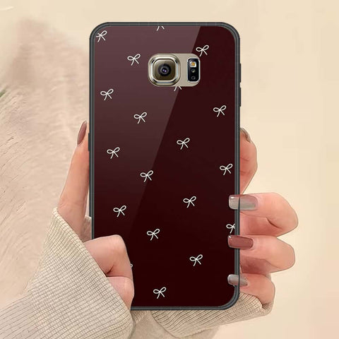 Samsung Galaxy S6 Cover - ONation Bow Series - HQ Ultra Shine Premium Infinity Glass Soft Silicon Borders Case