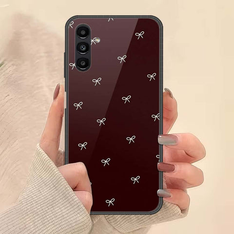 Samsung Galaxy A04s Cover - ONation Bow Series - HQ Ultra Shine Premium Infinity Glass Soft Silicon Borders Case