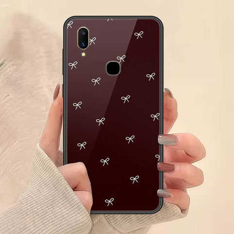 Vivo Z3 Cover - ONation Bow Series - HQ Ultra Shine Premium Infinity Glass Soft Silicon Borders Case