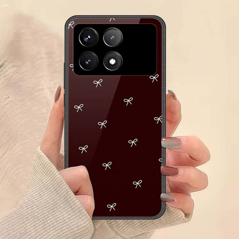 Xiaomi Poco X6 Pro Cover - ONation Bow Series - HQ Ultra Shine Premium Infinity Glass Soft Silicon Borders Case