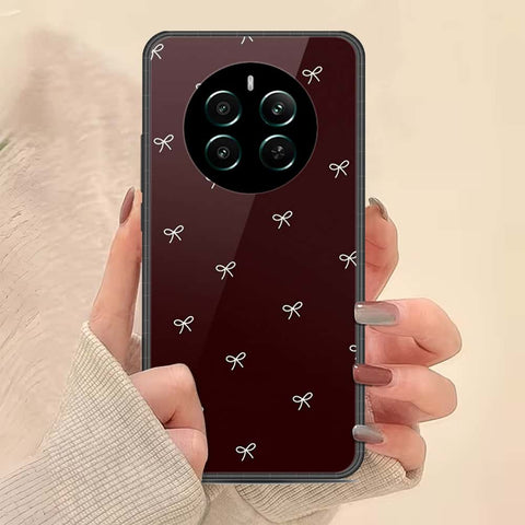 Realme 12 Plus Cover - ONation Bow Series - HQ Ultra Shine Premium Infinity Glass Soft Silicon Borders Case
