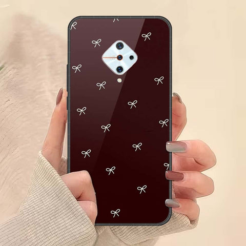 Vivo Y9s Cover - ONation Bow Series - HQ Ultra Shine Premium Infinity Glass Soft Silicon Borders Case
