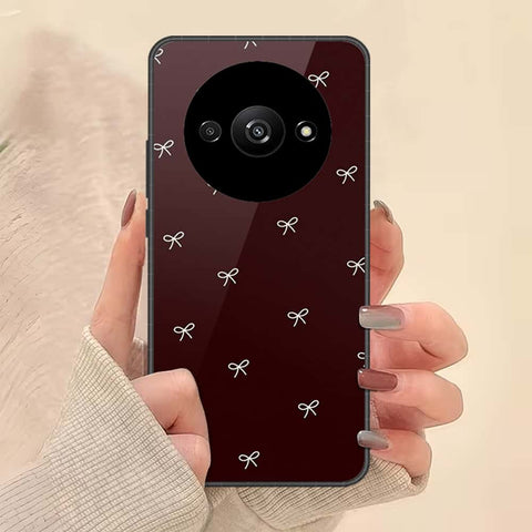 Xiaomi Poco C61 Cover - ONation Bow Series - HQ Ultra Shine Premium Infinity Glass Soft Silicon Borders Case