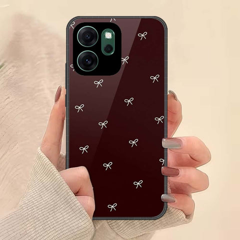 Oppo Reno 14F Cover - ONation Bow Series - HQ Ultra Shine Premium Infinity Glass Soft Silicon Borders Case