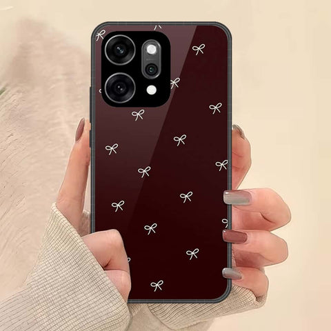 Oppo Reno 14 Pro Cover - ONation Bow Series - HQ Ultra Shine Premium Infinity Glass Soft Silicon Borders Case