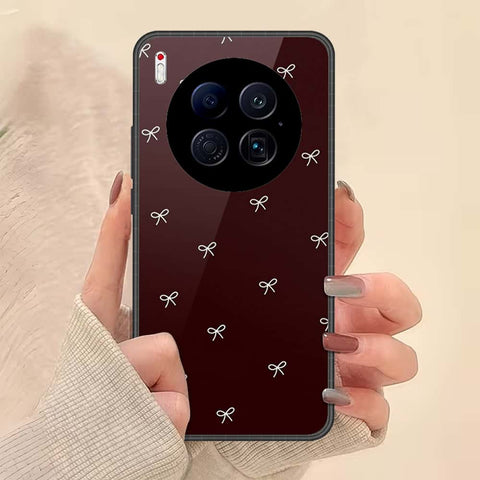 Tecno Camon 40 Premier 4G Cover - ONation Bow Series - HQ Ultra Shine Premium Infinity Glass Soft Silicon Borders Case