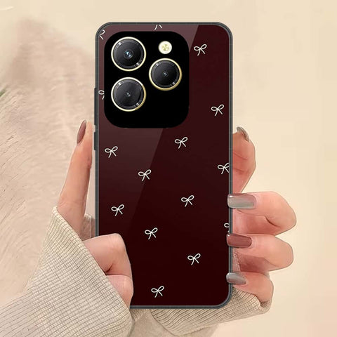 Tecno Spark 20 Pro Cover - ONation Bow Series - HQ Ultra Shine Premium Infinity Glass Soft Silicon Borders Case