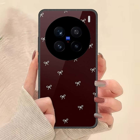 Vivo V7 Plus Cover - ONation Bow Series - HQ Ultra Shine Premium Infinity Glass Soft Silicon Borders Case
