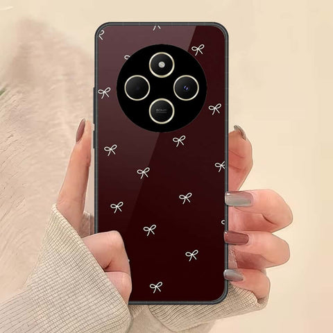 Xiaomi Redmi A4 Cover - ONation Bow Series - HQ Ultra Shine Premium Infinity Glass Soft Silicon Borders Case