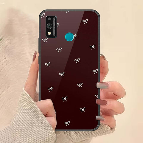 Honor 9X Lite Cover - ONation Bow Series - HQ Ultra Shine Premium Infinity Glass Soft Silicon Borders Case