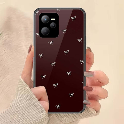 Realme Narzo 50A Prime Cover - ONation Bow Series - HQ Ultra Shine Premium Infinity Glass Soft Silicon Borders Case