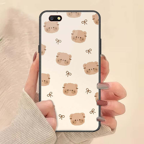 Oppo A77 Cover - ONation Bow Series - HQ Ultra Shine Premium Infinity Glass Soft Silicon Borders Case