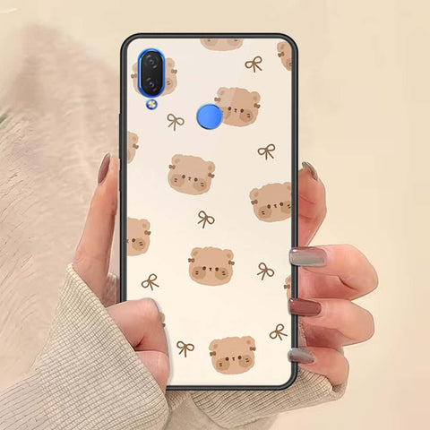 Huawei Enjoy 9 Plus Cover - ONation Bow Series - HQ Ultra Shine Premium Infinity Glass Soft Silicon Borders Case
