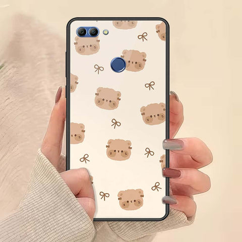 Huawei Enjoy 8 Plus Cover - ONation Bow Series - HQ Ultra Shine Premium Infinity Glass Soft Silicon Borders Case