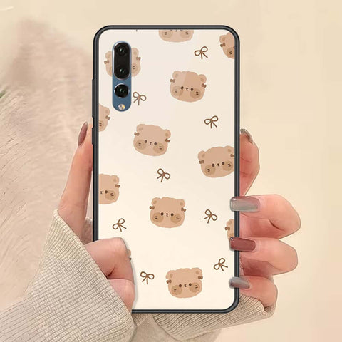 Huawei P20 Pro Cover - ONation Bow Series - HQ Ultra Shine Premium Infinity Glass Soft Silicon Borders Case
