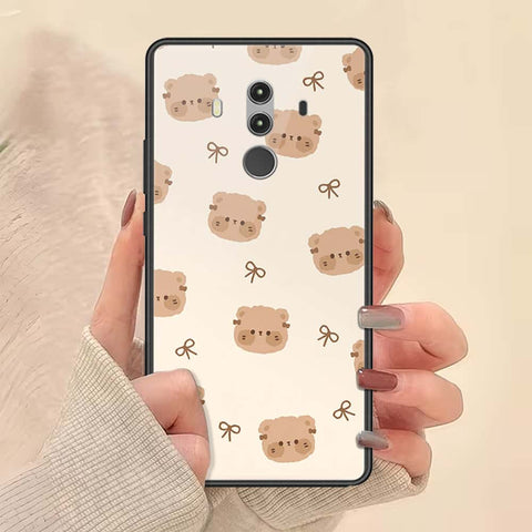 Huawei Mate 10 Pro Cover - ONation Bow Series - HQ Ultra Shine Premium Infinity Glass Soft Silicon Borders Case
