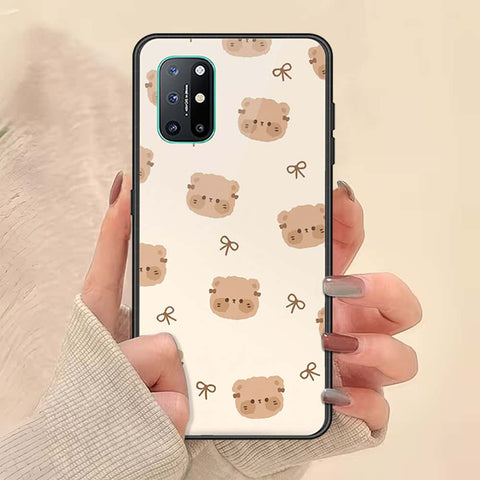 OnePlus 8T Cover - ONation Bow Series - HQ Ultra Shine Premium Infinity Glass Soft Silicon Borders Case