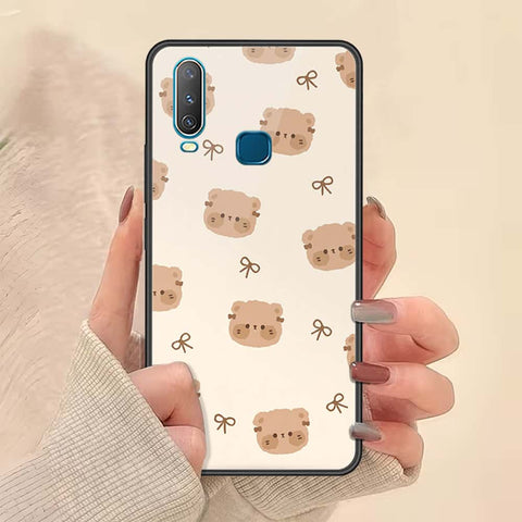 Vivo Y12 Cover - ONation Bow Series - HQ Ultra Shine Premium Infinity Glass Soft Silicon Borders Case