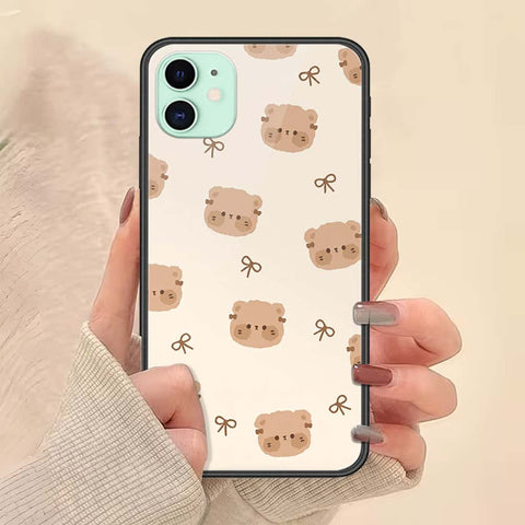 iPhone 11 - ONation Bow Series - HQ Ultra Shine Premium Infinity Glass Soft Silicon Borders Case