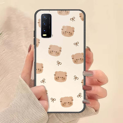 Vivo Y11s Cover - ONation Bow Series - HQ Ultra Shine Premium Infinity Glass Soft Silicon Borders Case