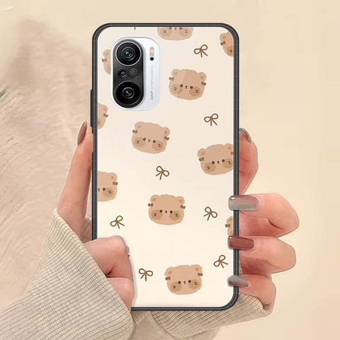 Xiaomi Redmi K40 Pro Plus Cover - ONation Bow Series - HQ Ultra Shine Premium Infinity Glass Soft Silicon Borders Case