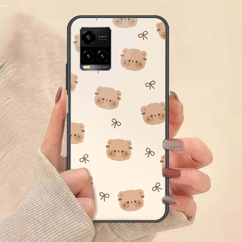Vivo Y21 Cover - ONation Bow Series - HQ Ultra Shine Premium Infinity Glass Soft Silicon Borders Case