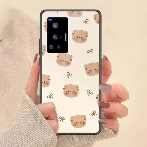 Vivo X70 Pro Cover - ONation Bow Series - HQ Ultra Shine Premium Infinity Glass Soft Silicon Borders Case