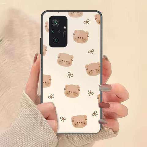 Xiaomi Redmi Note 10 Pro Max Cover - ONation Bow Series - HQ Ultra Shine Premium Infinity Glass Soft Silicon Borders Case