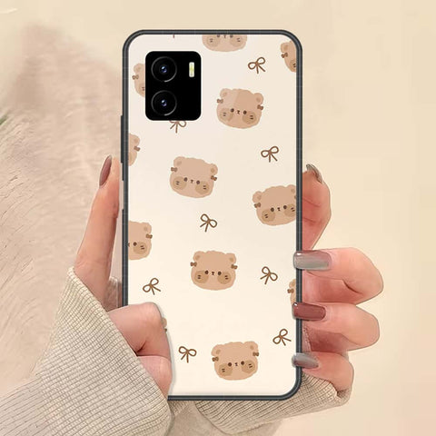 Vivo Y15a Cover - ONation Bow Series - HQ Ultra Shine Premium Infinity Glass Soft Silicon Borders Case