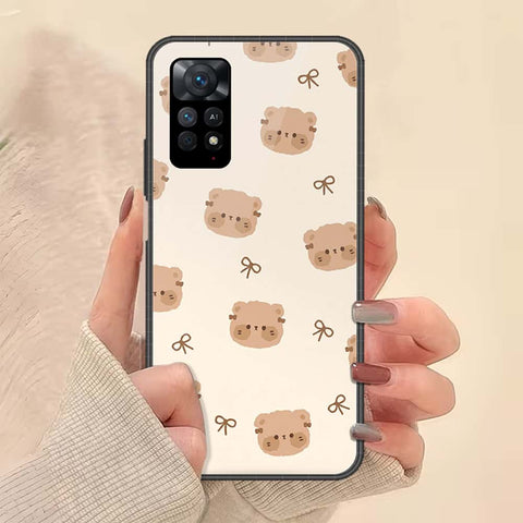 Xiaomi Redmi Note 11 Pro 5G Cover - ONation Bow Series - HQ Ultra Shine Premium Infinity Glass Soft Silicon Borders Case