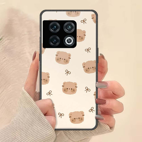 OnePlus 10 Pro Cover - ONation Bow Series - HQ Ultra Shine Premium Infinity Glass Soft Silicon Borders Case
