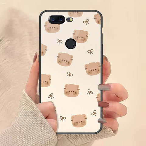 OnePlus 5T Cover - ONation Bow Series - HQ Ultra Shine Premium Infinity Glass Soft Silicon Borders Case