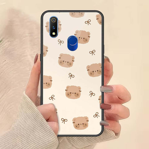 Realme 3 Pro Cover - ONation Bow Series - HQ Ultra Shine Premium Infinity Glass Soft Silicon Borders Case