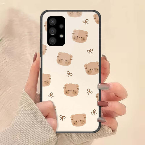 Samsung Galaxy A13 4G Cover - ONation Bow Series - HQ Ultra Shine Premium Infinity Glass Soft Silicon Borders Case