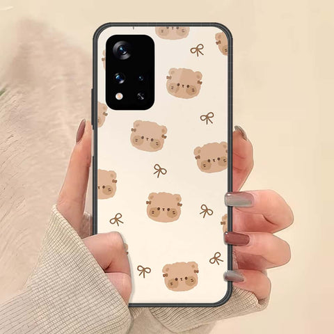 Xiaomi Poco M4 Pro 5G Cover - ONation Bow Series - HQ Ultra Shine Premium Infinity Glass Soft Silicon Borders Case