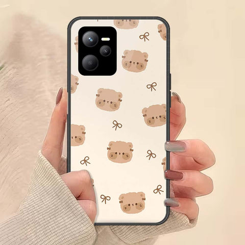 Realme Q5 Cover - ONation Bow Series - HQ Ultra Shine Premium Infinity Glass Soft Silicon Borders Case