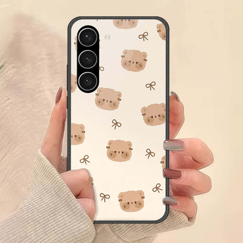Samsung Galaxy S23 Plus 5G Cover - ONation Bow Series - HQ Ultra Shine Premium Infinity Glass Soft Silicon Borders Case