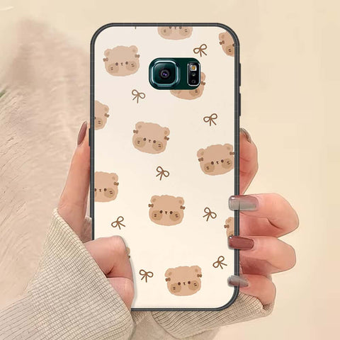 Samsung Galaxy S6 Edge Plus Cover - ONation Bow Series - HQ Ultra Shine Premium Infinity Glass Soft Silicon Borders Case